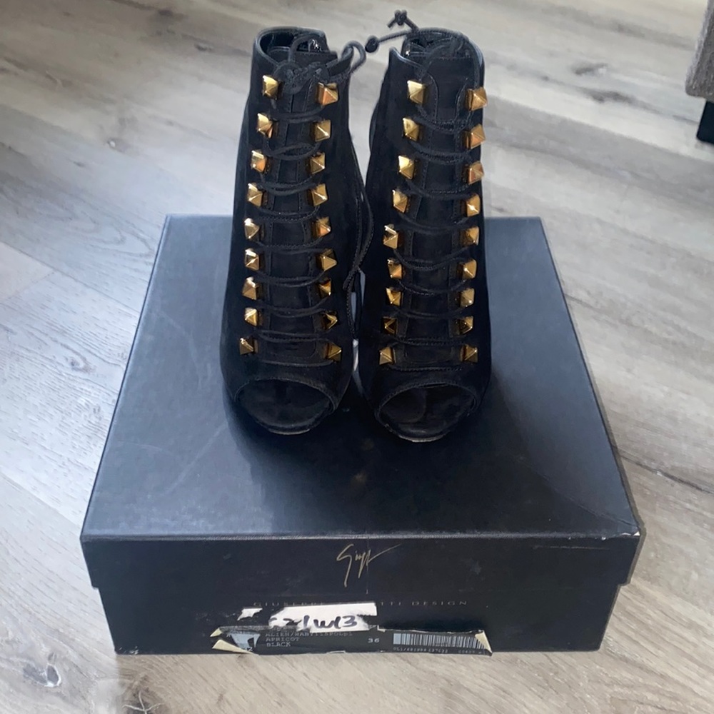 Giuseppe Zanotti Open Toe Booties